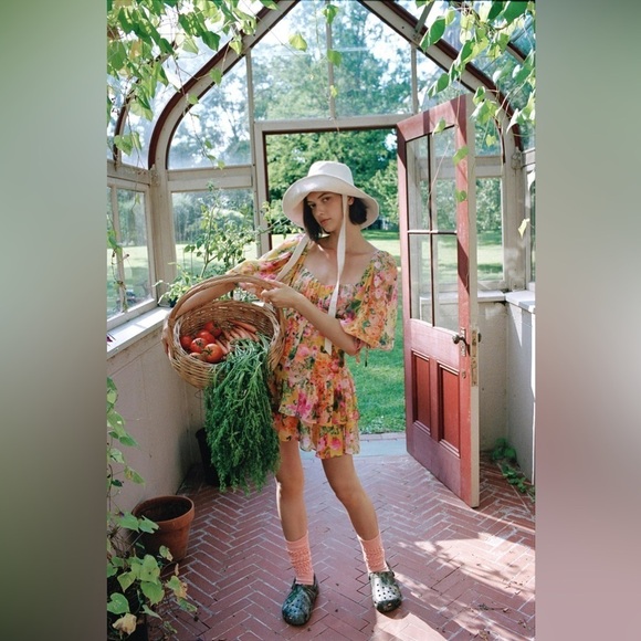 🍋 For Love And Lemons Nina Dress in Yellow - Picture 2 of 16